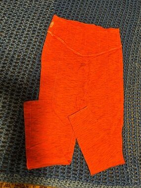 Orange Active Leggings